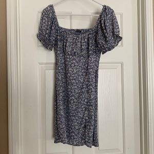 “Lovely Day” - blue floral dress